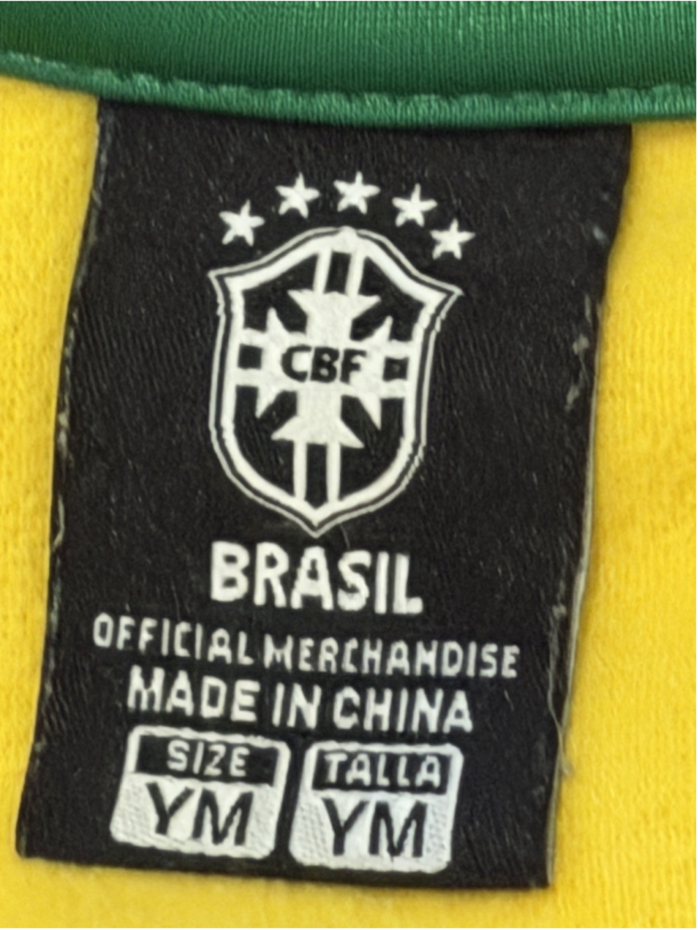 Brazil Soccer Track Jacket Size Youth Medium